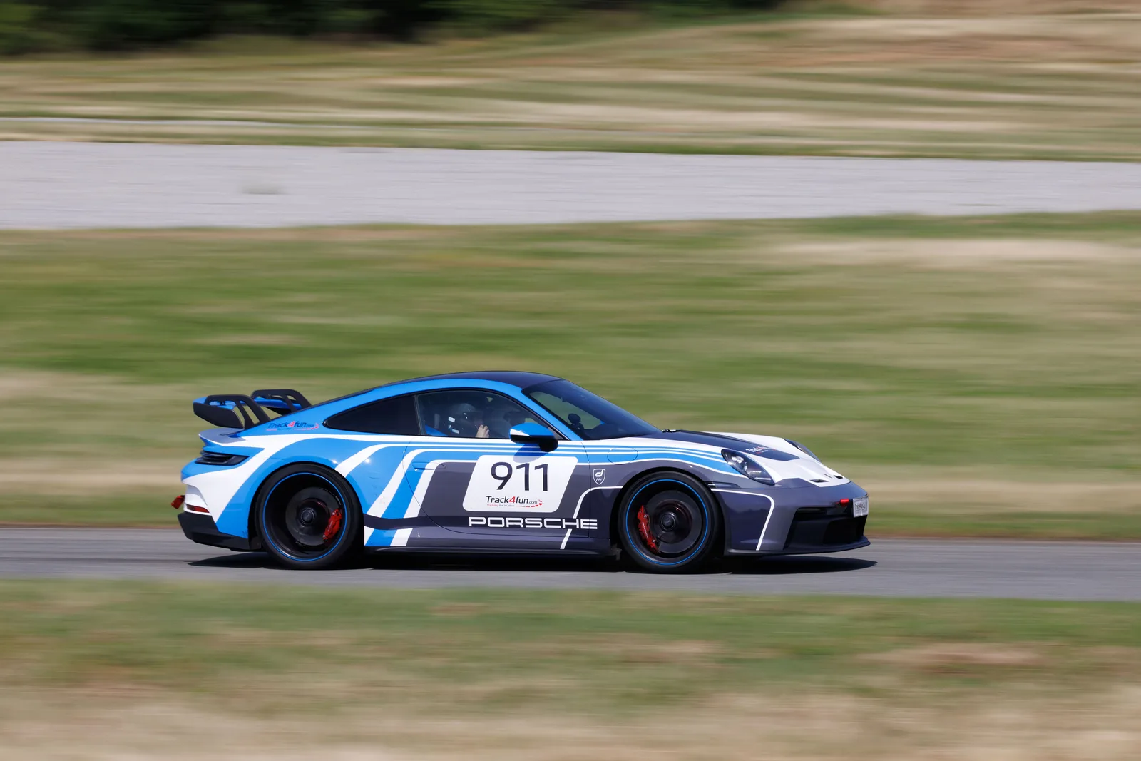 Porsche 911 GT3 vista laterale
