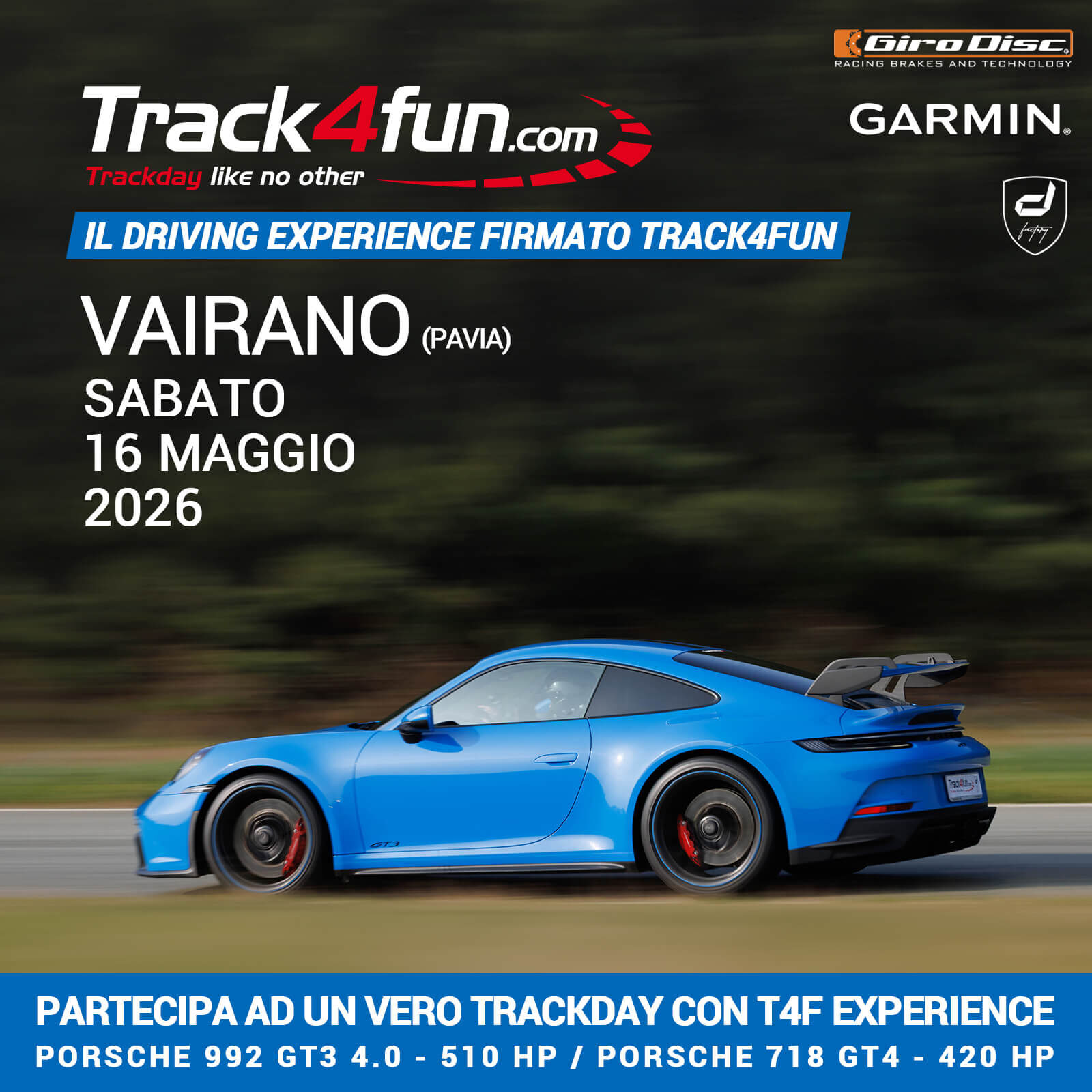 T4F Experience Vairano (Pavia) 16-05-2026