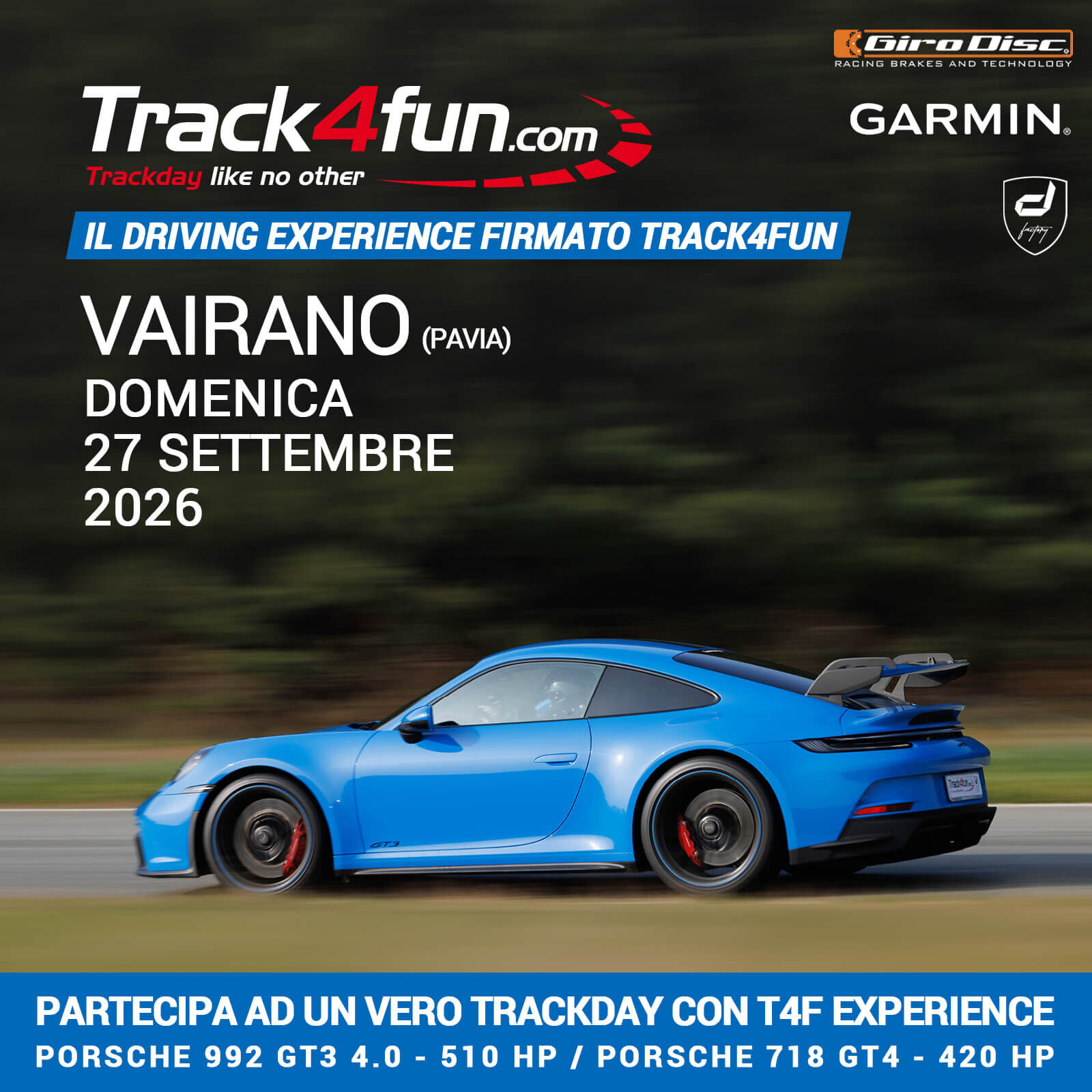 T4F Experience Vairano (Pavia) 27-09-2026