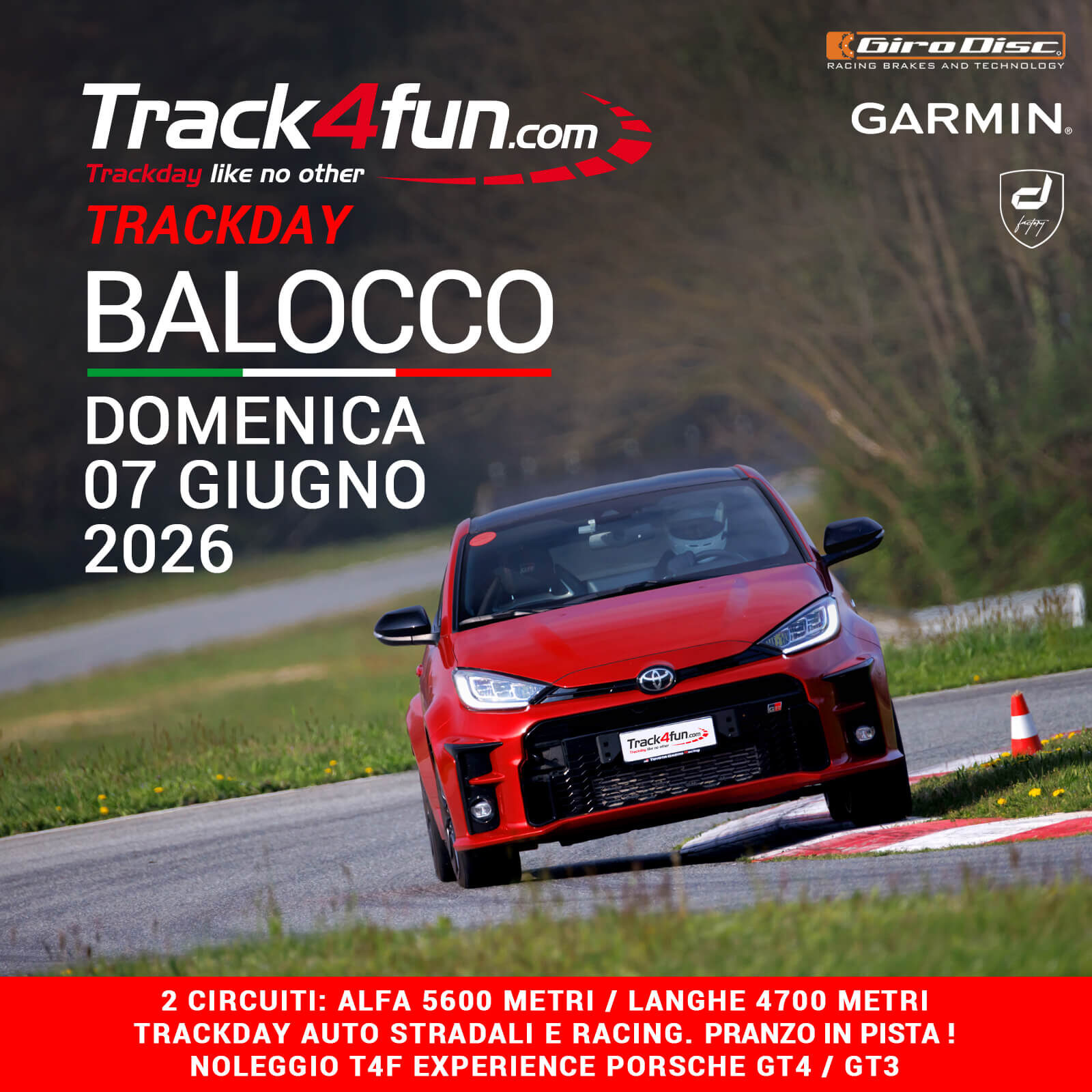 Trackday Balocco - Domenica 07.06.2026 - Track4fun.com