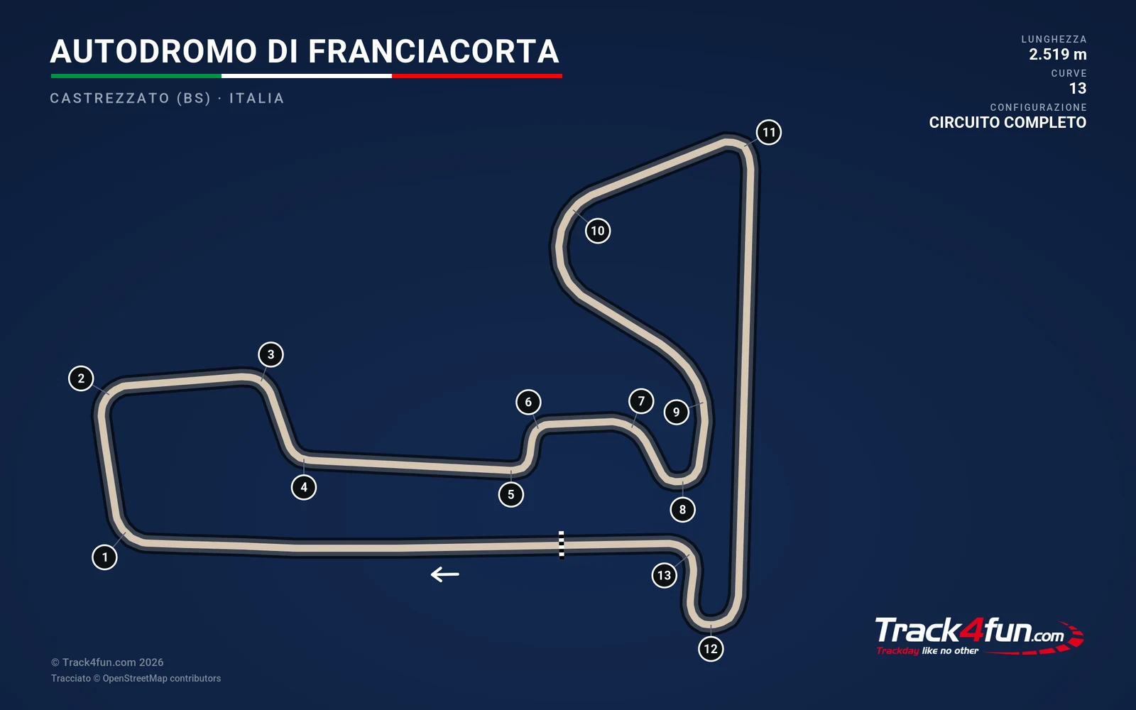 Mappa Franciacorta